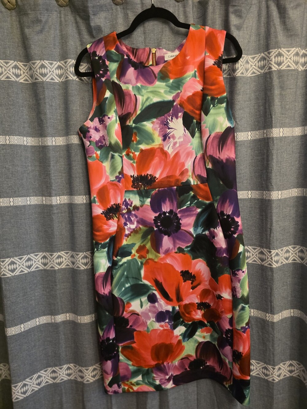 Calvin Klein Multicolor Floral Dress Size 14